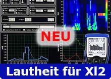 Lautheitsanalyse für den Xl2 (PC-Software) 
